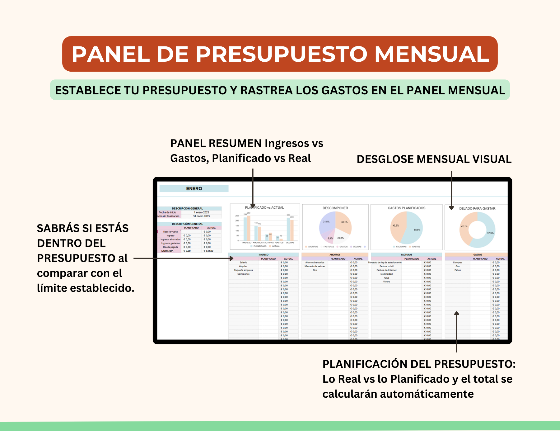 plantilla de finanzas personales, control de gastos mensual, presupuesto personal mensual, plantilla de presupuesto mensual, hoja de presupuesto mensual, planificador de presupuesto mensual, plantilla de contabilidad personal, presupuesto familiar mensual, hoja de control de gastos, planificador financiero mensual