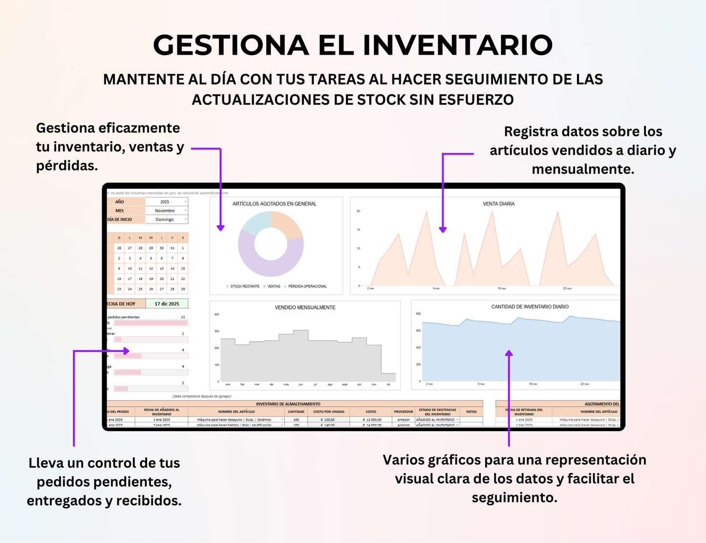 control de inventario, gestión de inventario, inventario en excel, control de stock, hoja de inventario, gestión de stock, administración de inventario, stock de productos, seguimiento de stock, registro de inventario