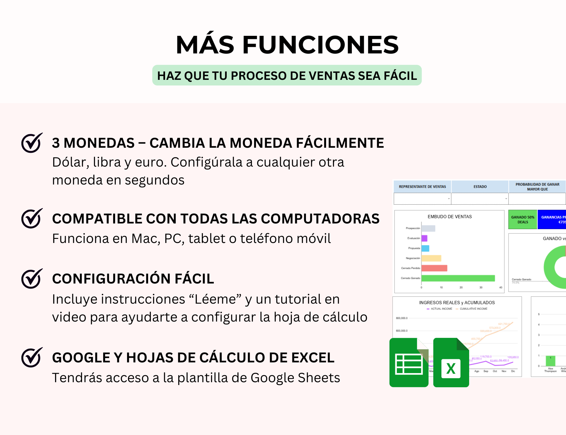 pipeline de ventas, seguimiento de ventas, hoja de cálculo de ventas, seguimiento de ventas excel, embudo de ventas, plantilla de embudo de ventas, flujo de ventas, gestión de ventas, panel de ventas, plantilla ventas excel