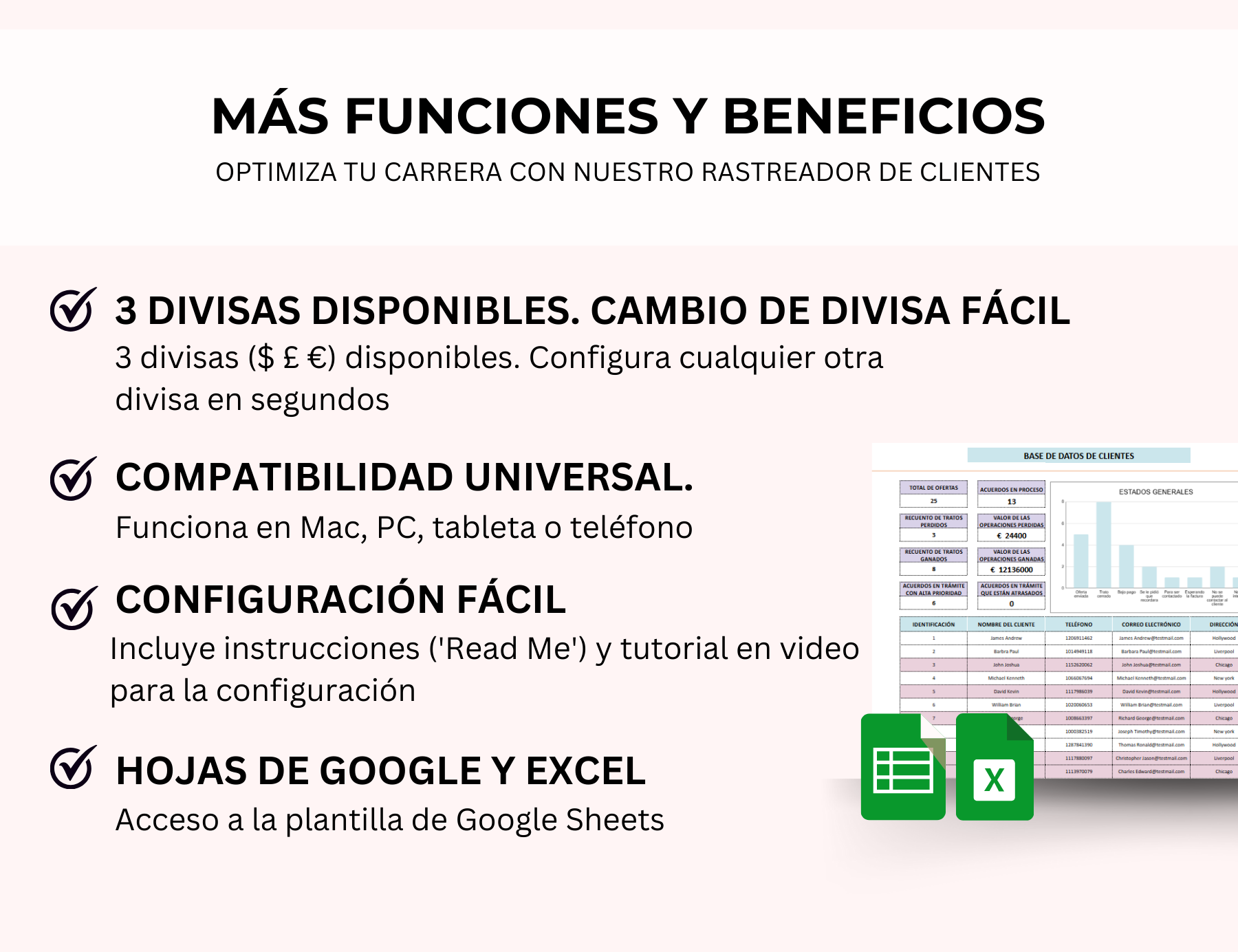 gestión de clientes, base de datos de clientes, registro de clientes, seguimiento de clientes, plantilla de clientes, excel de clientes, gestión de leads, administración de clientes, control de clientes, seguimiento de prospectos