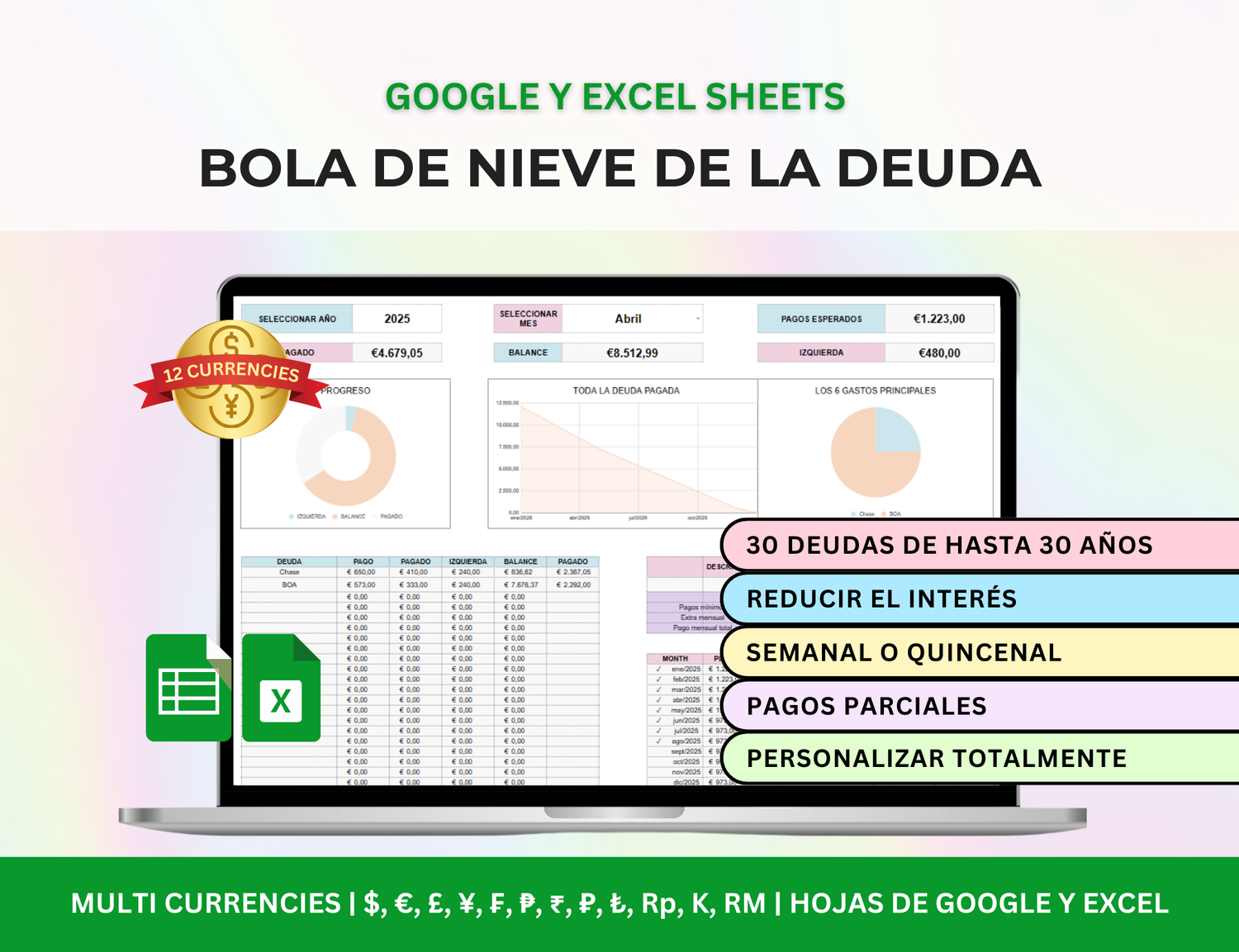 calculadora de deudas, gestión de deudas, planificador de pagos, planificador de deudas, calculadora financiera, pago de deudas, control de deudas, consolidar deudas de tarjetas de credito, consolidar tarjetas de credito, deudas de tarjetas de crédito