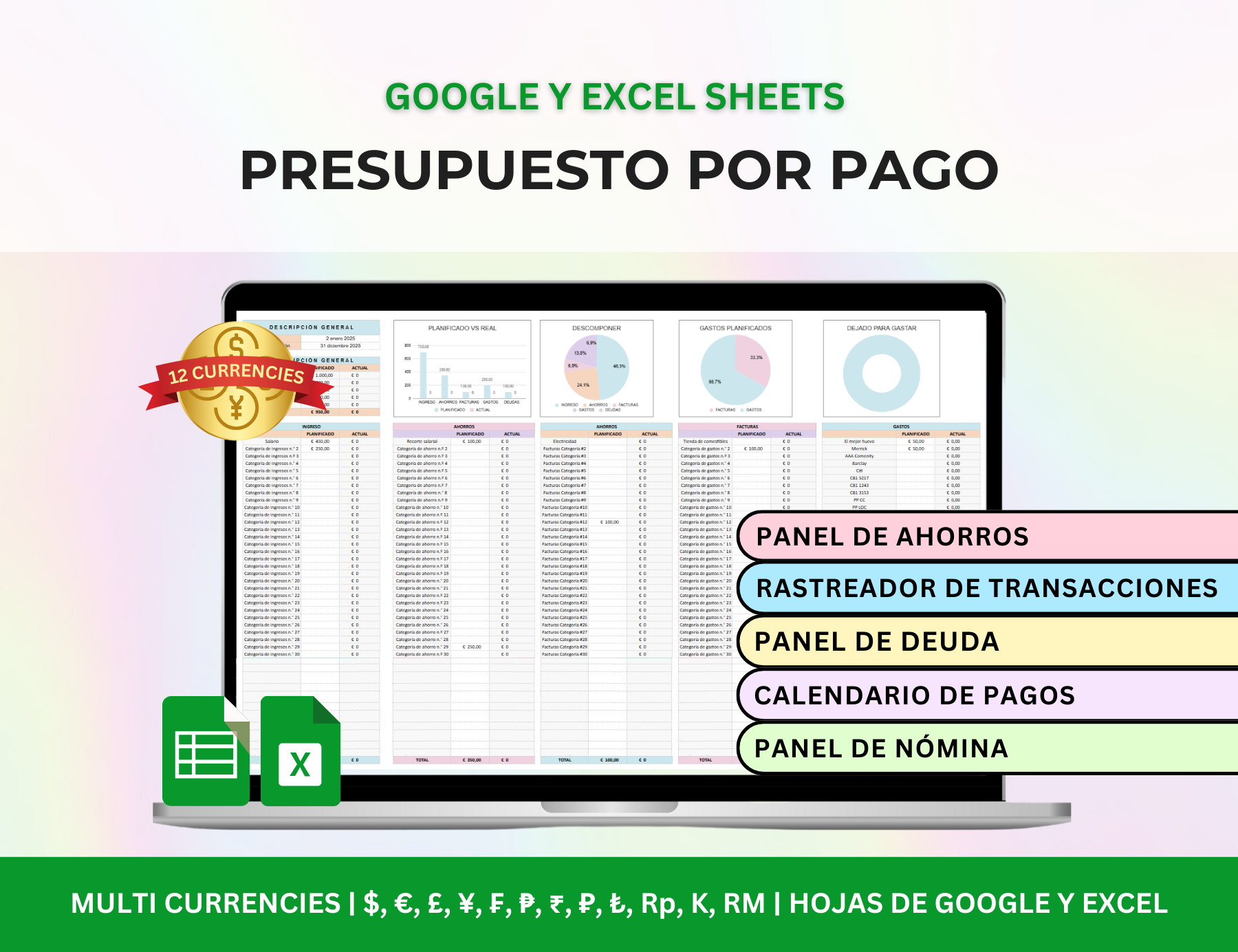 hoja de control de pagos, control de gastos, planificador de finanzas, plantilla de excel, presupuesto personal, hoja de presupuesto, como hacer un budget personal, template gantt excel gratis, hoja de cálculo google, planificación financiera